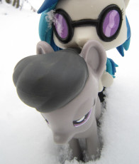 Octavia and Vinyl in the Snow #3