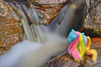 Starglow and the waterfall
