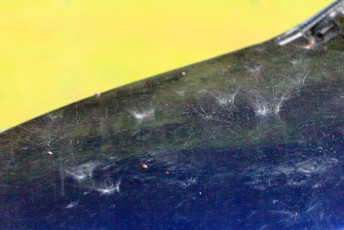 Rainfall on a Car Hood