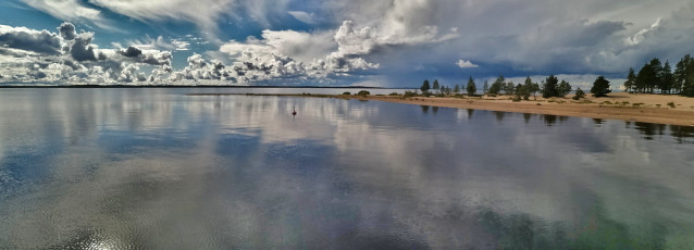 Beach and lake