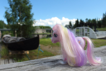 Fluttershy and Tar Boat