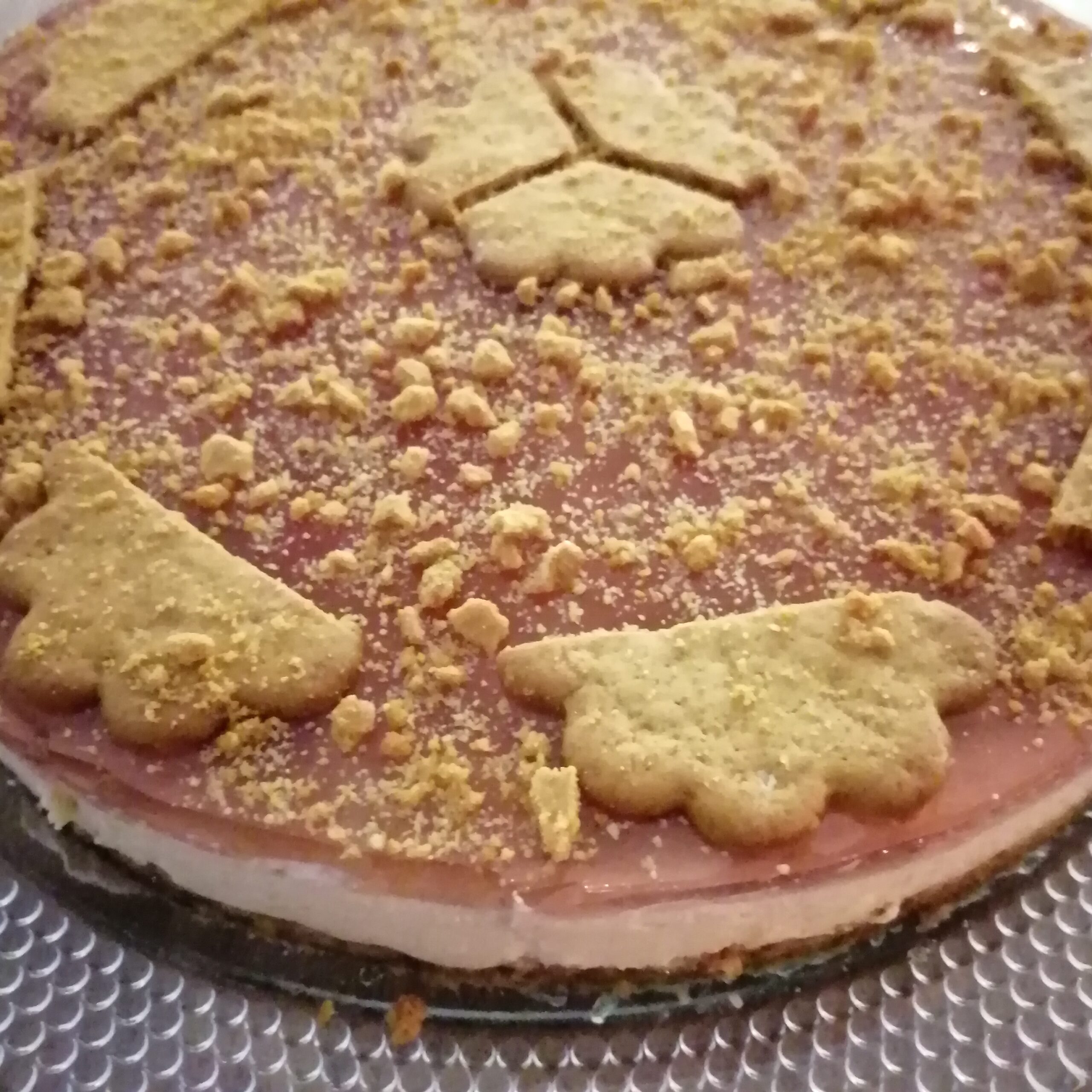 Piparkakkujuustokakku glögikiilteellä